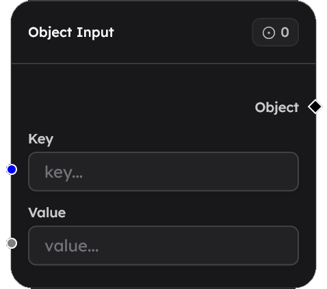 Object Input Node Screenshot